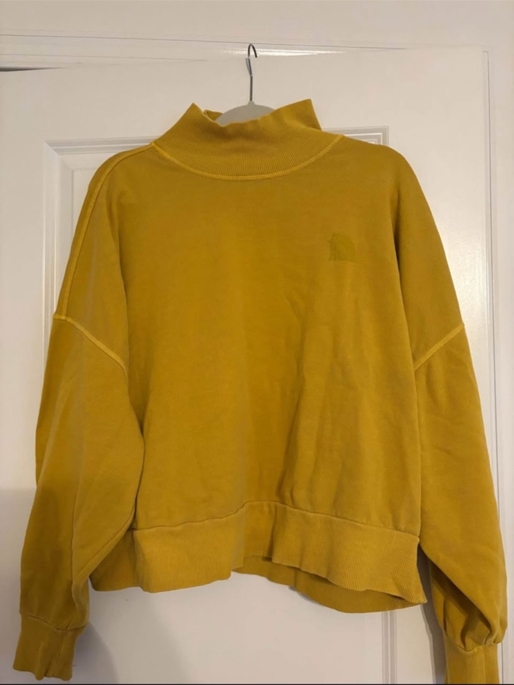 Northface Mustard Mock Neck Women's Sweater